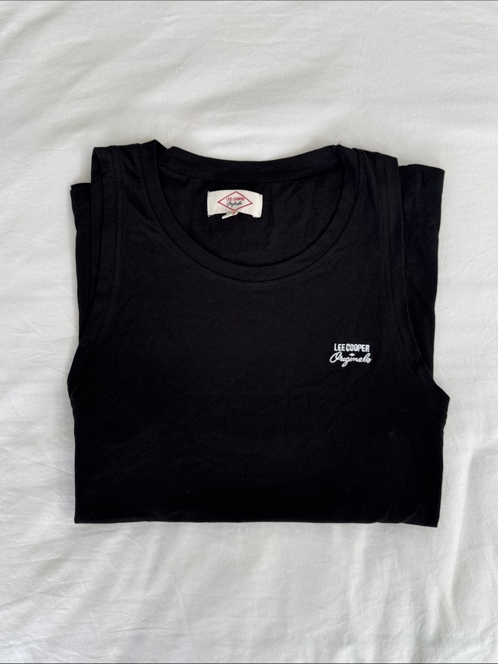 Lee Cooper Originals Men’s Black Tank Top